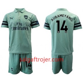 Arsenal Fodboldtrøjer Aubameyang 14 Børn 3. sæt 2018/19 Kort ærmer